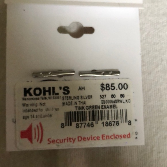 Disney Sterling Silver TinkerBell slide charm - Picture 3 of 5